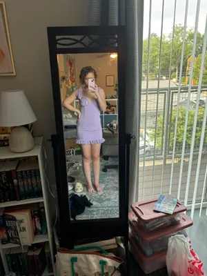 Lucy in the Sky Lavender Ruffle Dress thumbnail 2