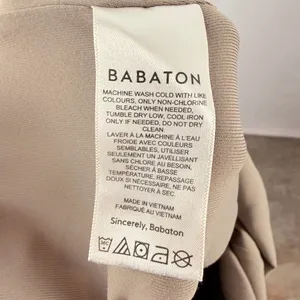 Babaton‎ Contour Squareneck Longsleeve Romper in Stone Size Small thumbnail 8