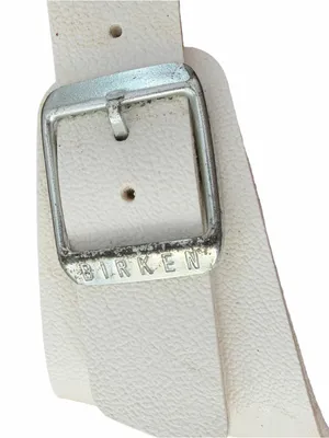 Birkenstock White Double-Strap Women's Sandals thumbnail 9