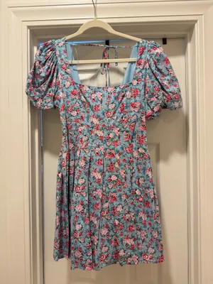 Mabel Floral Mini Dress thumbnail 3