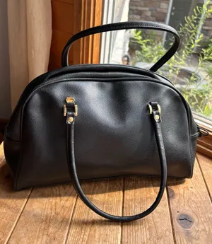 Kathy Ireland Black Structured Shoulder Bag thumbnail 1