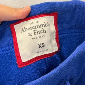 Abercrombie & Fitch Blue Athletic Fleece‎ Sweatpant XS Y2K Hippie Streetwear thumbnail 3