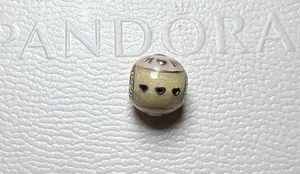 Pandora sterling silver and enamel retired love mom charm thumbnail 3