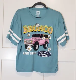 FORD Hybrid Apparel graphic tshirt BRONCO RARE BREED FORD S thumbnail 1