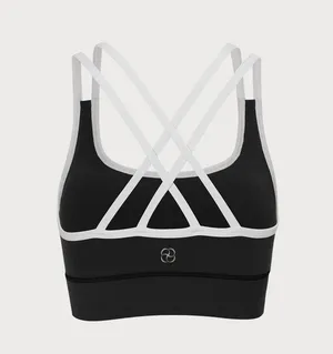Berlook Activewear Black X Cross Lycra® Sports Bra thumbnail 7