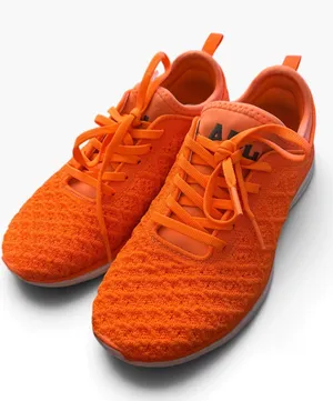APL Women’s Techloom Phantom Running Sneaker size 6 safety orange neon thumbnail 1