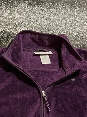 Womens XL Free Country Cozy Heather Plum Purple Butter Pile Fleece ZipUp Jacket thumbnail 3