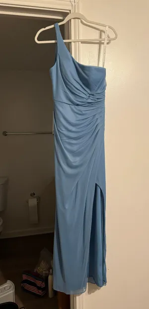 Azazie Blue Formal Dress thumbnail 1