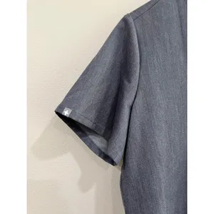 FIGS Catarina Scrub Top‎ Gray Medical Uniform Pocket Size L thumbnail 3