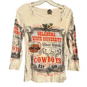 Vintage‎ Creative Apparel Concepts Oklahoma State Cowboys Shirt thumbnail 1