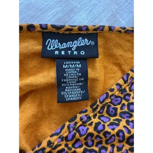 NWT Wrangler Retro Wrap Top Blouse size medium thumbnail 5