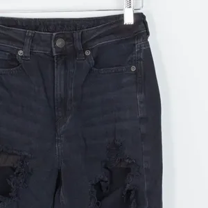 American Eagle High Rise‎ Distressed Mom Jeans Women's Size 00R thumbnail 2