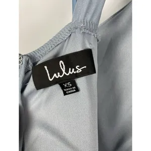 Lulu’s Light Blue Air of Romance Halter Neckline Maxi‎ Flowy Dress Size XS thumbnail 11