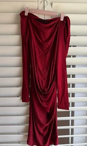 Plein Sud y2k Red Draped Dress thumbnail 1