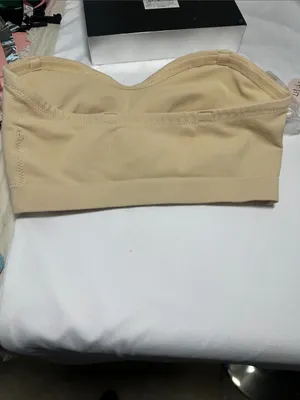 Strapless Bra with 2 sets of straps- Beige Sz L by Letsjoli NWT thumbnail 2