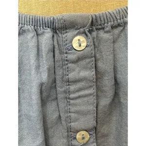 Superdry Light Blue Crochet Trim Shirt Detail 100% Cotton thumbnail 5