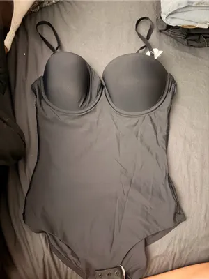 Primark Black One-Piece Bodysuit thumbnail 1