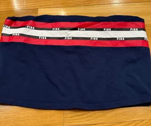 Pink Victoria’s Secret tube top crop size medium. thumbnail 1