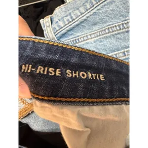American Eagle High Rise‎ Denim Shorts Raw Hem Stretch Casual Summer 4 thumbnail 5