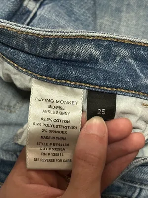 Flying monkey light Wash skinny jeans size 25 thumbnail 3