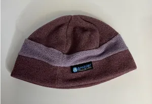 Ambler‎ Mountain Works Beanie Women One Size Purple Excellent Fleece Warm Hat thumbnail 1