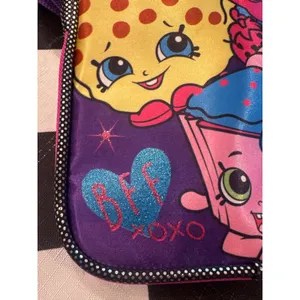 Shopkins Girls Crossbody Bag Purple Pink Kooky Cookie Dlish Donut BFF XOXO Small thumbnail 6