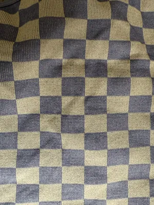 Purple Checker Halter Crop Top thumbnail 2