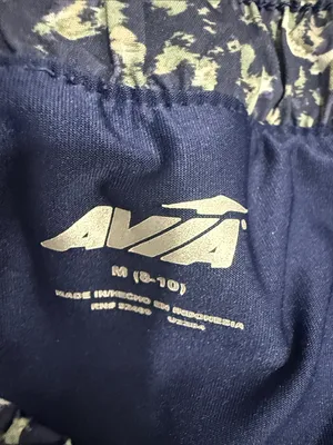 Avia Bike Liner Shorts Running Gym Fitness Medium (8-10)Athleisure Blue Sapphire thumbnail 8