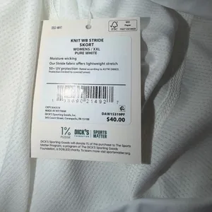 DSG Knit Stride HighRise Skort Womens XXL Pure White Tiered Athletic Tennis Golf thumbnail 5