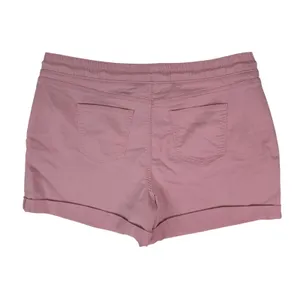 Time and‎ Tru Knit Shorts Women XL 16-18 Pink Relaxed Fit Elastic Waist Cuffed thumbnail 2