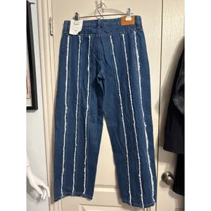 Cello Low Baggy Jean Frayed Distressed Stripe Wide Leg Slouchy Y2K Grunge‎ Indie thumbnail 4