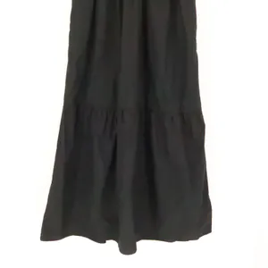 French Connection Tiered Maxi Dress Womens Size XS Black Puff Sleeve Pockets thumbnail 11