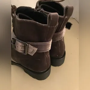Steve Madden women velvet combat Extreme boots US 6 thumbnail 6