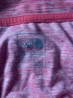 The North Face Women's Pink Quarter Zip Pullover Athletic Top Thumbholes thumbnail 8