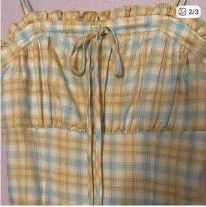 Papaya Pastel Plaid Sleeveless Mini Dress thumbnail 2
