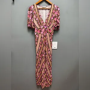 Spell & The Gypsy Enchanted Wood Dress in Rose Maxi M thumbnail 5