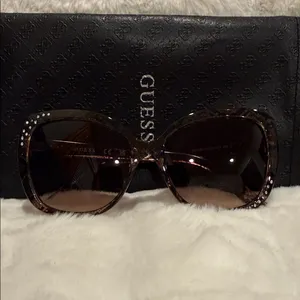 Guess | Brown Snakeskin w/Rhinestones | Cat Eye Sunglasses thumbnail 7