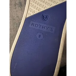 Rothy's Off White Cream The Original Slip On Sneaker Size 8 thumbnail 7