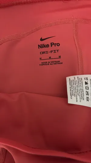 Nike Pro pink compression shorts in great pre-owned condition. Soft, stretchy, and perfect for workouts, running, the gym, or everyday athleisure wear. No major flaws. thumbnail 2