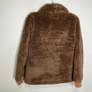 REI Co-op brown Nook Cardigan women's size‎ small cozy soft teddy jacket thumbnail 7