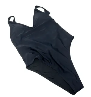 Aerie size large black‎ one piece bathing suit swimsuit new with tags low back thumbnail 1