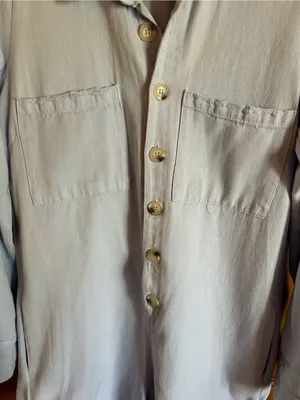 Show Me Your MuMu Light Blue Denim Romper size small thumbnail 5