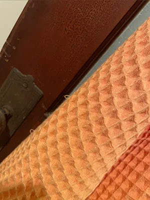 BDG Orange Waffle-Knit Utility Shacket thumbnail 6