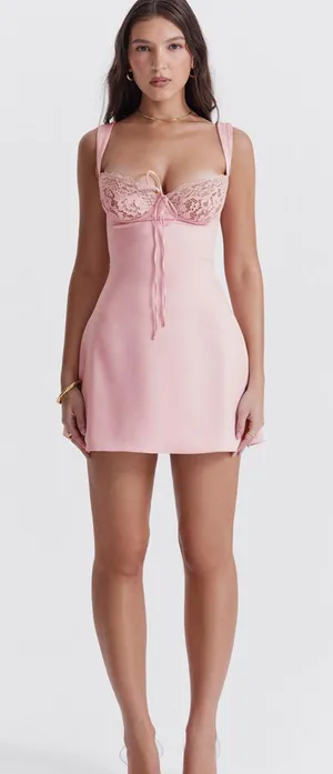 Amazon Pink Rose Dress thumbnail 3