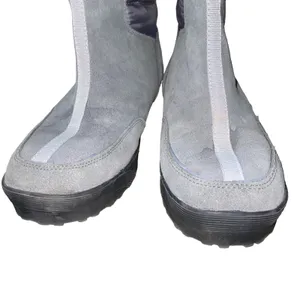 Lands’ End Winter Snow Commuter Boots insulated 406465 womens sz 9B grey purple thumbnail 6