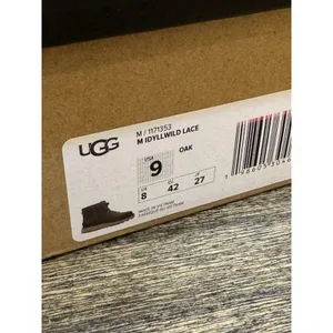 UGG Idyllwild Lace Boots Oak 1171353 Men Size 9 Brown Lace Up Leather thumbnail 11