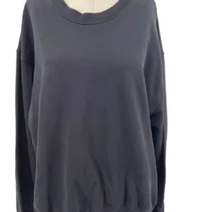 Good American Boyfriend Pullover Sweatshirt Leo Zodiac‎ Sign Black Size 3 Large thumbnail 5
