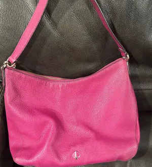 Kate Spade Fuchsia Leather Shoulder Bag thumbnail 1