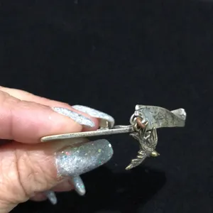 Vintage Klein Birdhouse w/ Bird Brooch thumbnail 5