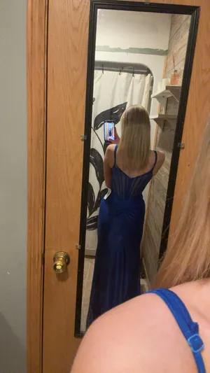 prom dress Blue Size 0 thumbnail 4